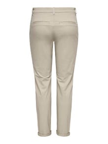 ONLY Pantalons Regular Fit Ourlets repliés -Oxford Tan - 15278920