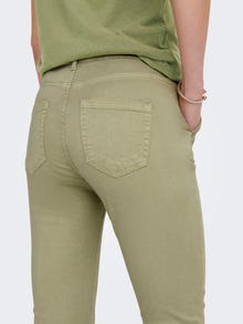 ONLY Regular Fit High waist Trousers -Sage Green - 15278924