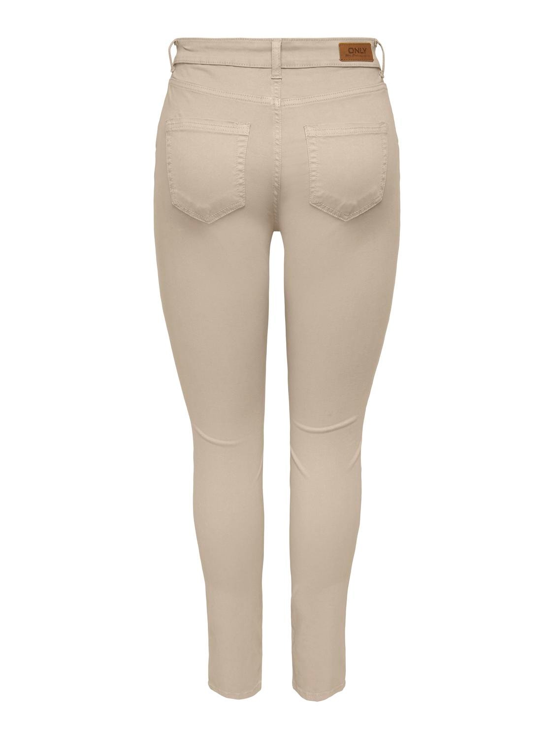 ONLY High waisted Chinos -Oxford Tan - 15278924