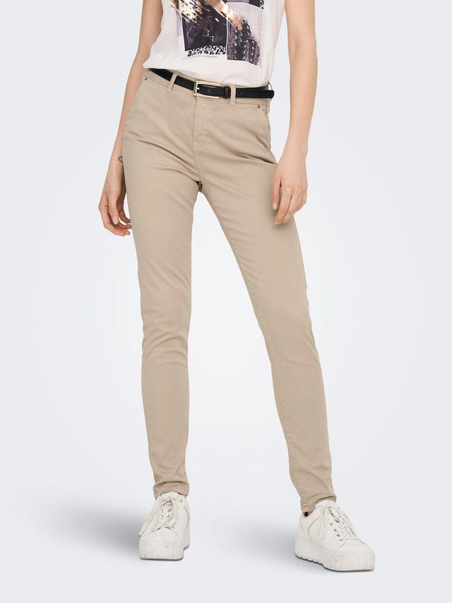 ONLY Regular Fit High waist Trousers - 15278924