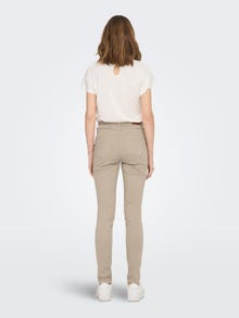 ONLY Pantalones Corte regular Cintura alta -Oxford Tan - 15278924