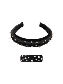 ONLY Detailed Hairband and Hairclip Pack -Black - 15278993