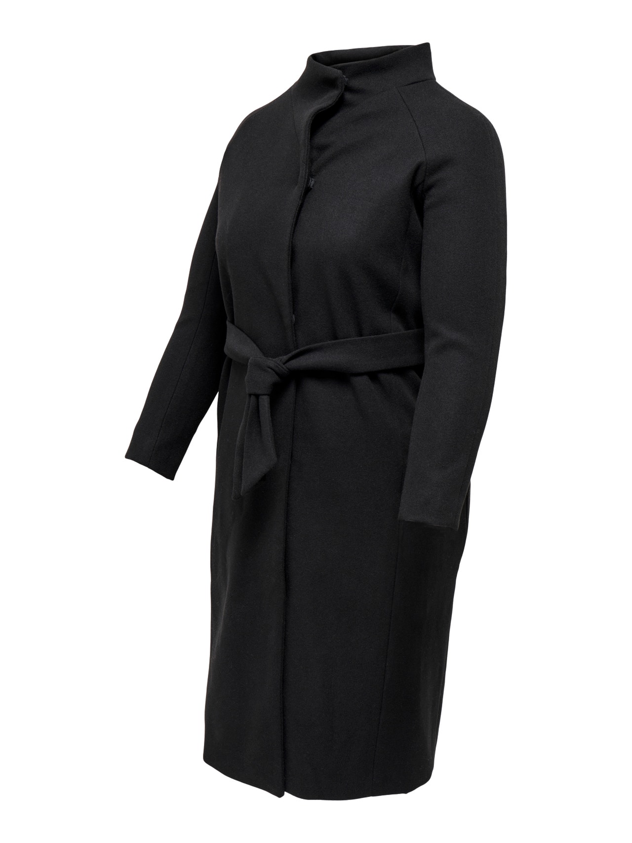 ONLY High neck Coat -Black - 15279005