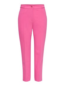 ONLY Pantalons Regular Fit Taille haute -Carmine Rose - 15279149