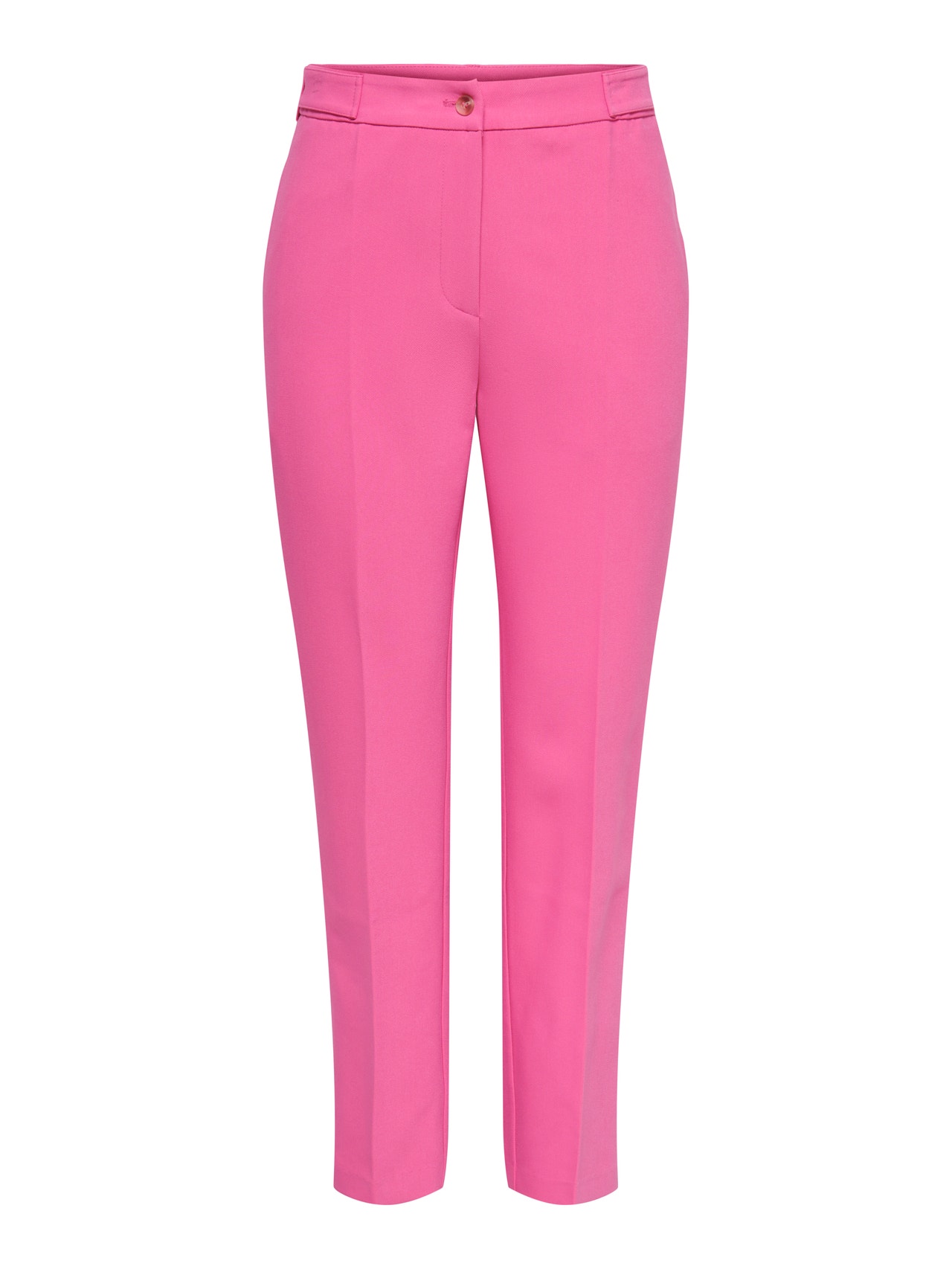 ONLY Pantalons Regular Fit Taille haute -Carmine Rose - 15279149