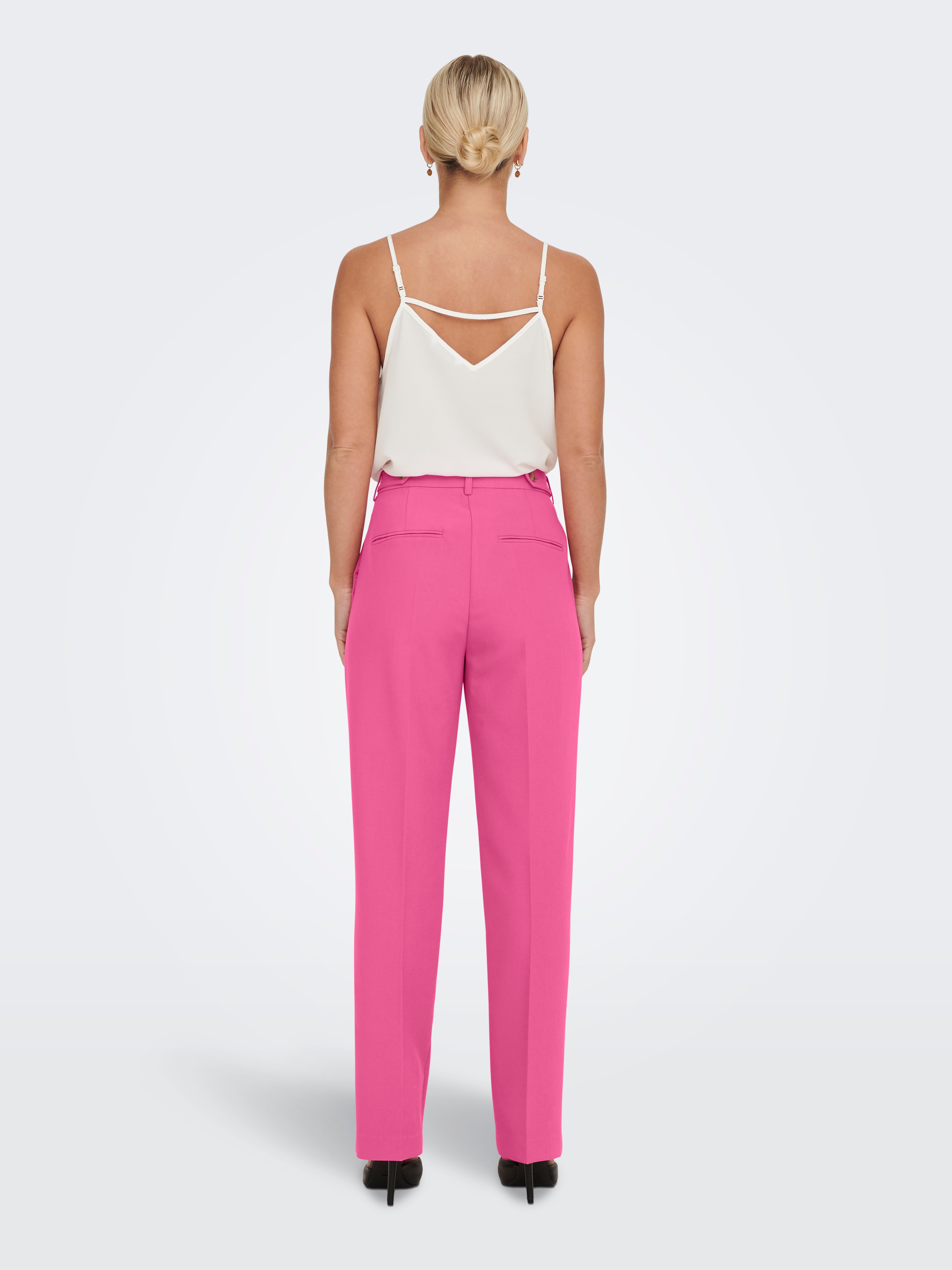 Buy Purple Solid Slim Pants Online - Shop for W