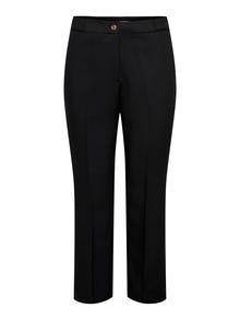ONLY Pantalons Regular Fit Taille haute -Black - 15279149