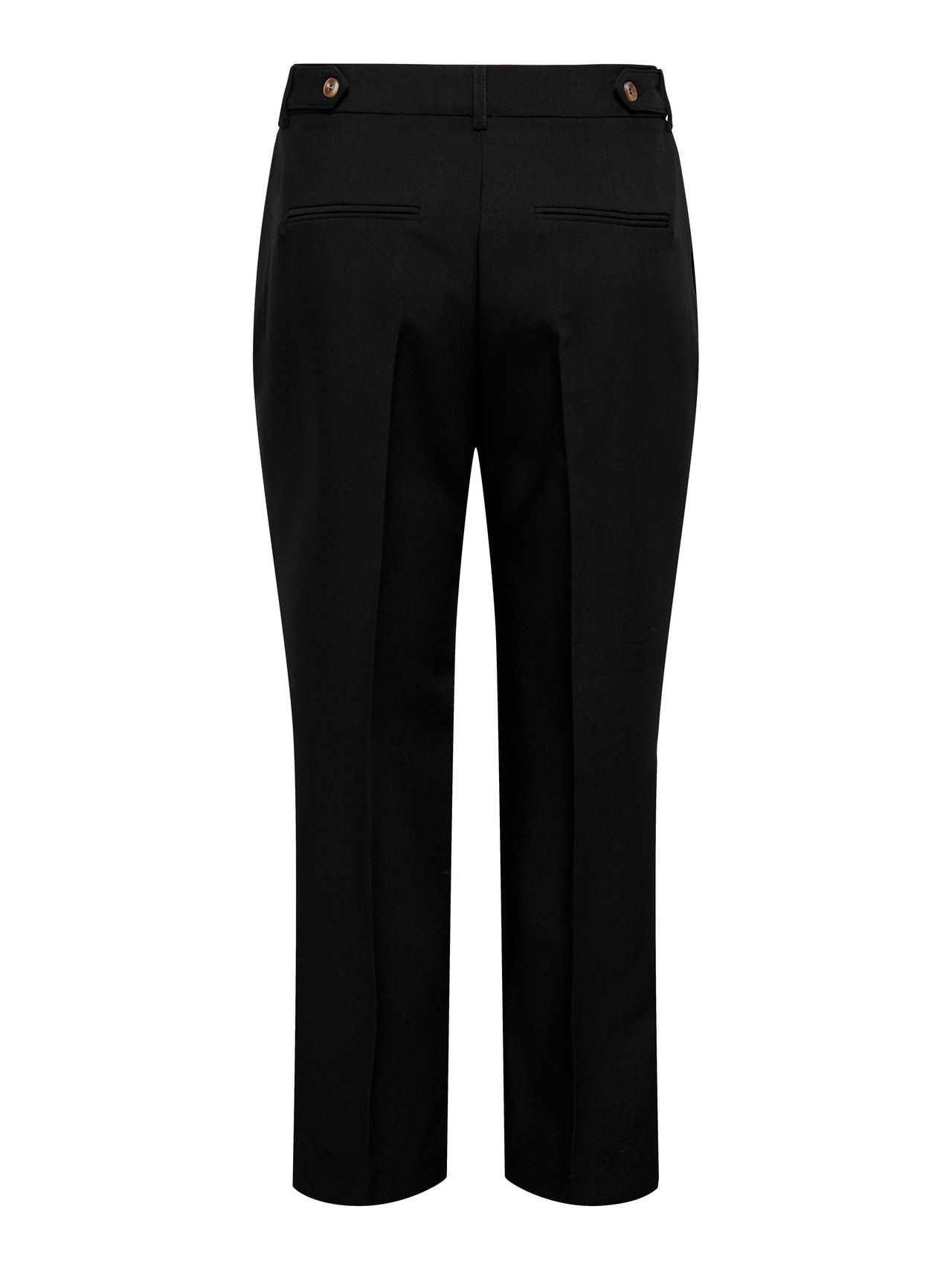 ONLY Regular Fit High waist Trousers -Black - 15279149