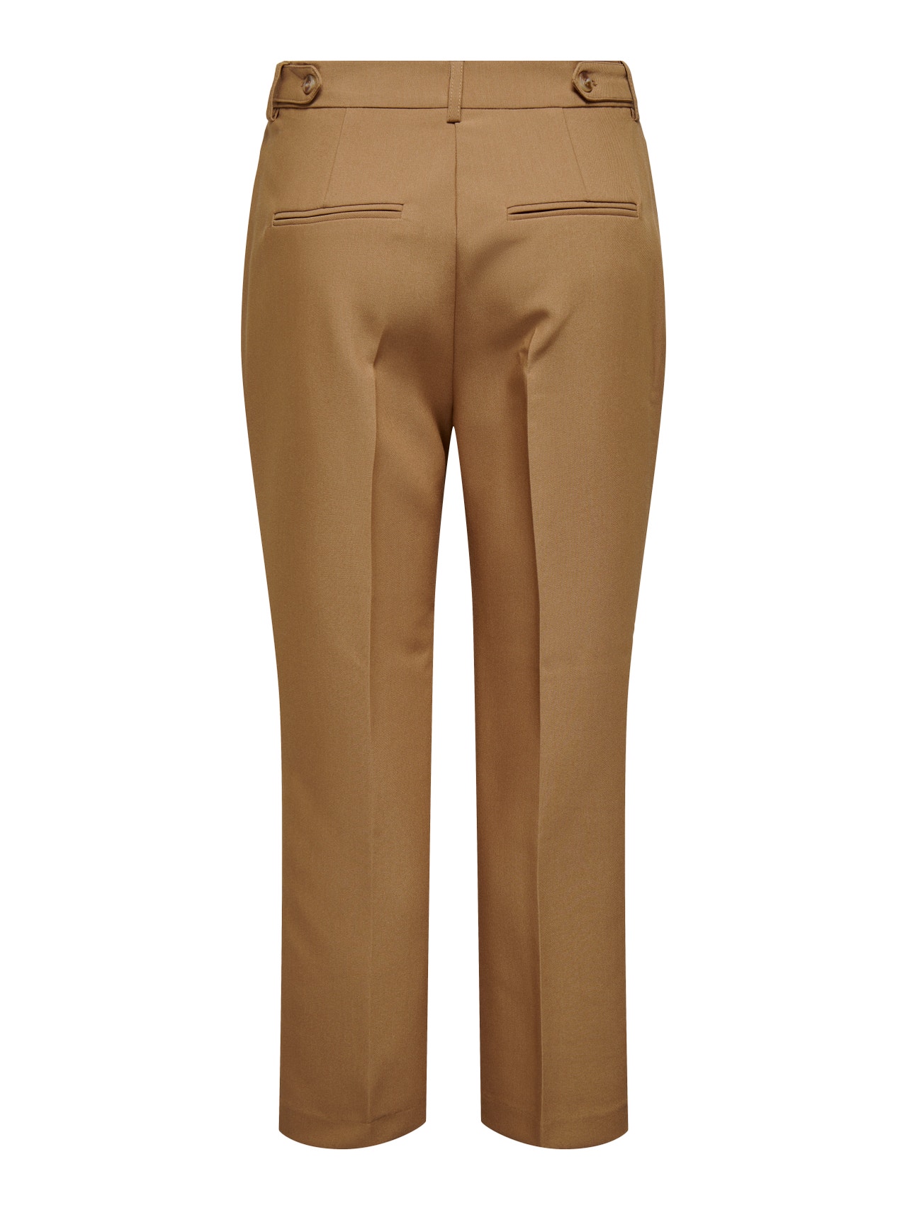 ONLY Pantalones Corte regular Cintura alta -Toasted Coconut - 15279149