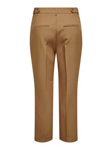 ONLY Regular Fit High waist Trousers -Toasted Coconut - 15279149