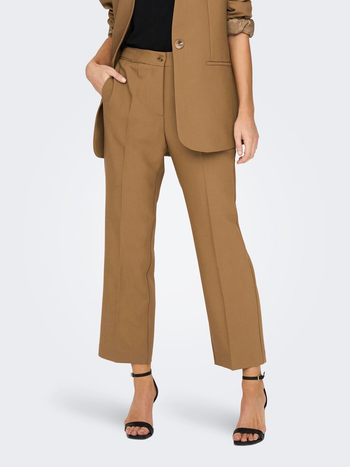 Onlmilian Hohe Taille Normal Geschnitten Chino Hose