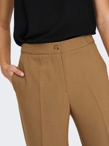 ONLY Pantalones Corte regular Cintura alta -Toasted Coconut - 15279149