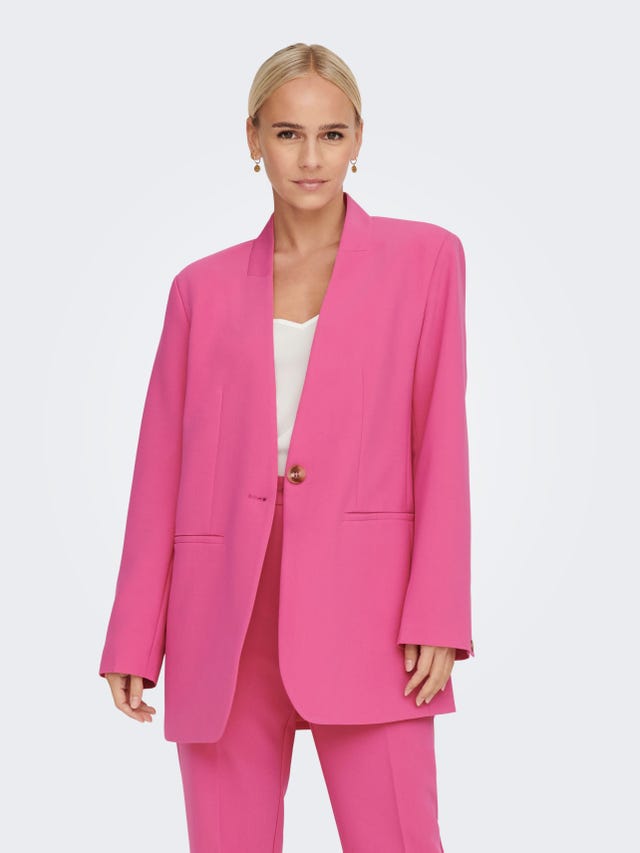 ONLY Oversized fit Gepunte revers Blazer - 15279150