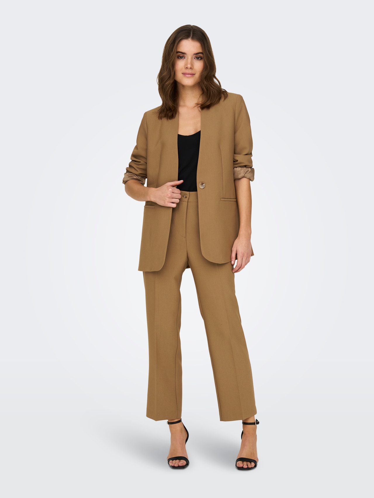ONLY Oversized Fit Blazer -Toasted Coconut - 15279150