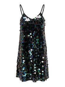 ONLY mini Sequin Dress -Black - 15279214