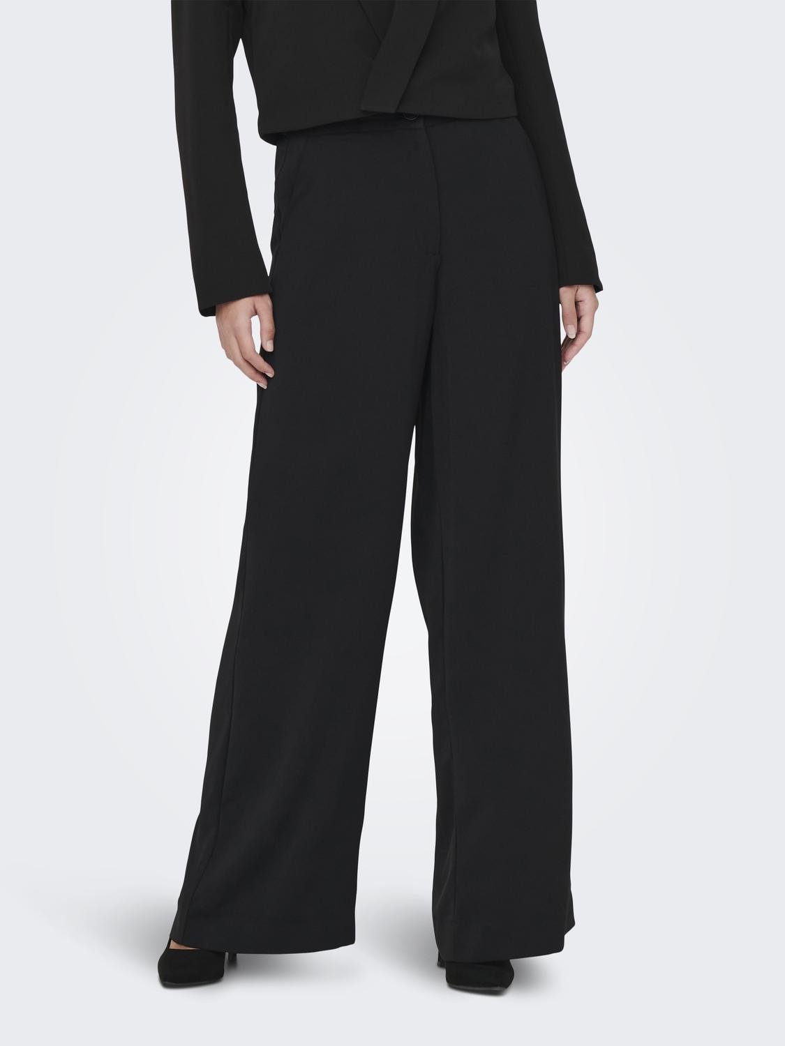 ONLY High waist classic pants -Black - 15279301