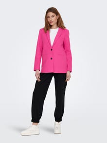 ONLY Solid color blazer -Pink Yarrow - 15279315