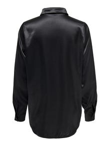 ONLY Normal passform Skjortkrage Skjorta -Black - 15279352