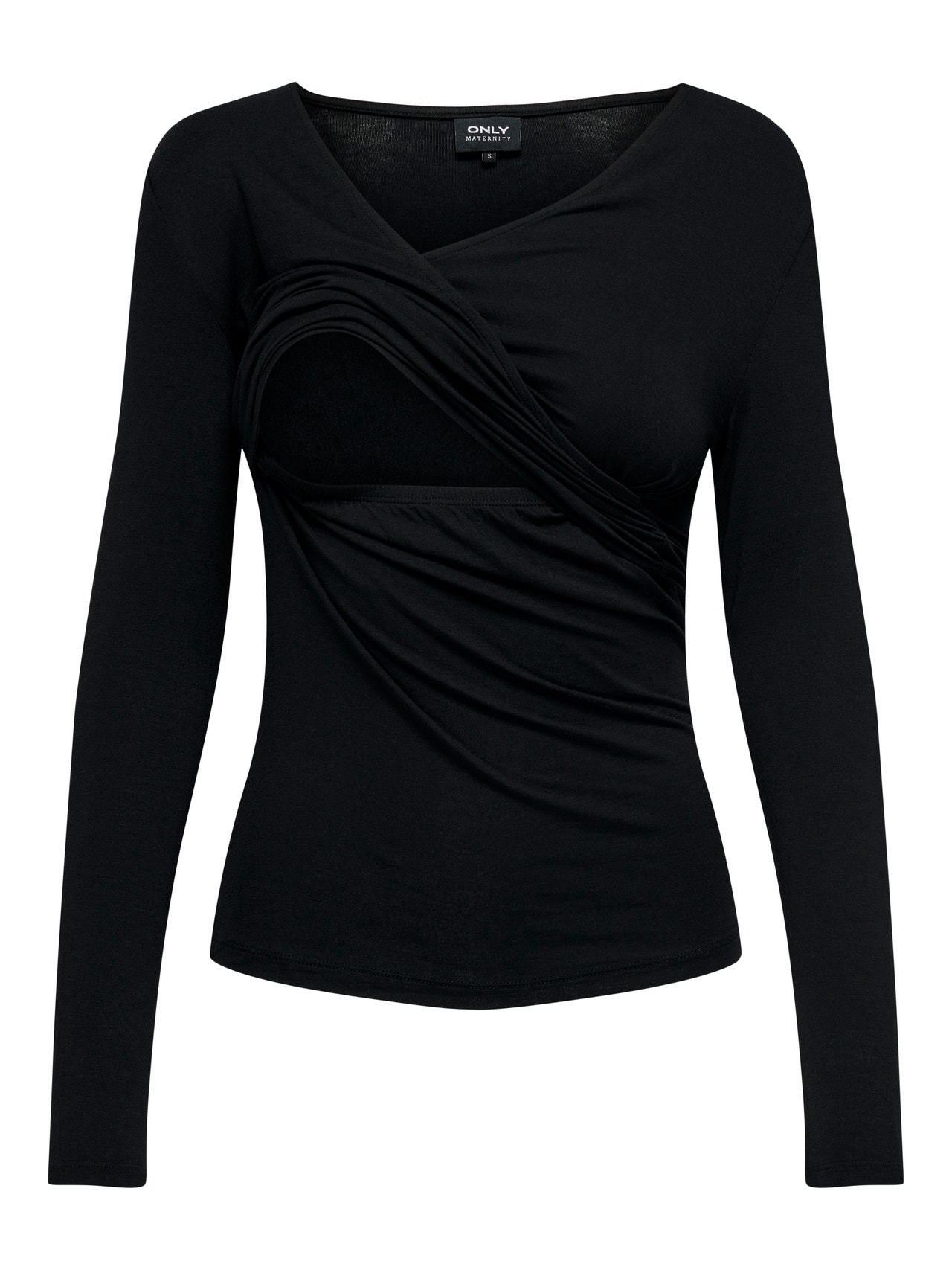 ONLY Tavapärane lõige V-kaelus Top -Black - 15279428