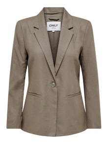 ONLY Blazers Loose Fit Revers à encoche -Walnut - 15279507