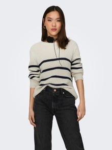 ONLY Pull-overs Col rond -Pumice Stone - 15279774