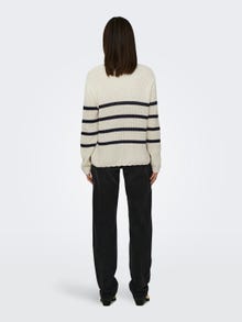 ONLY O-hals Pullover -Pumice Stone - 15279774