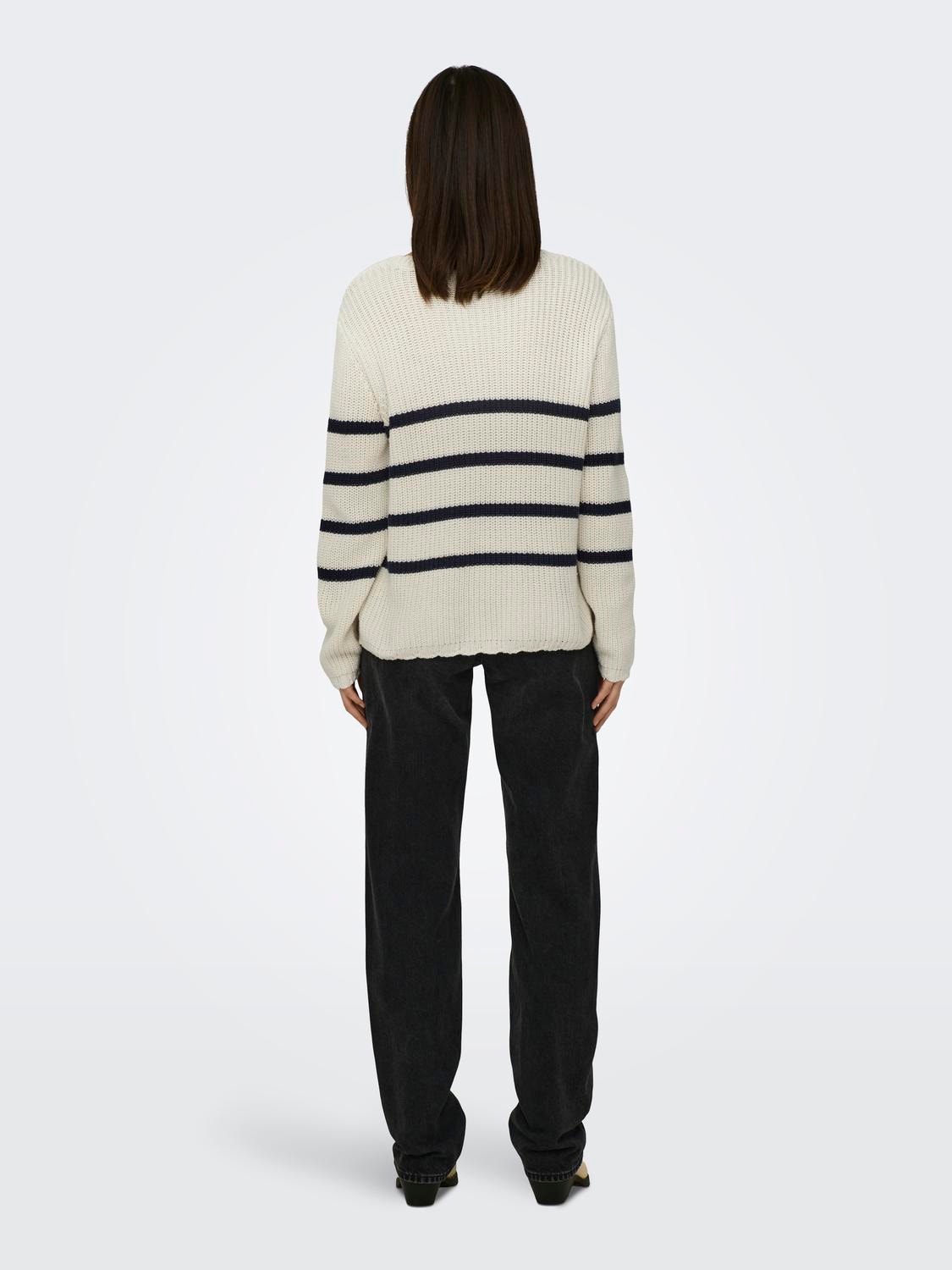 ONLY Rundhals Pullover -Pumice Stone - 15279774