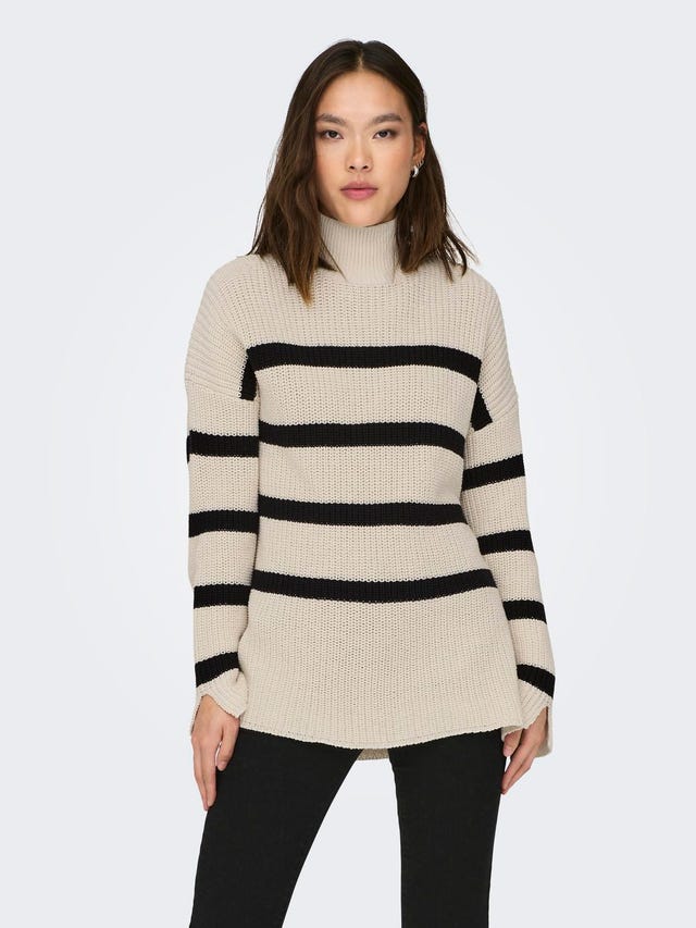 ONLY High neck knitted pullover - 15279777