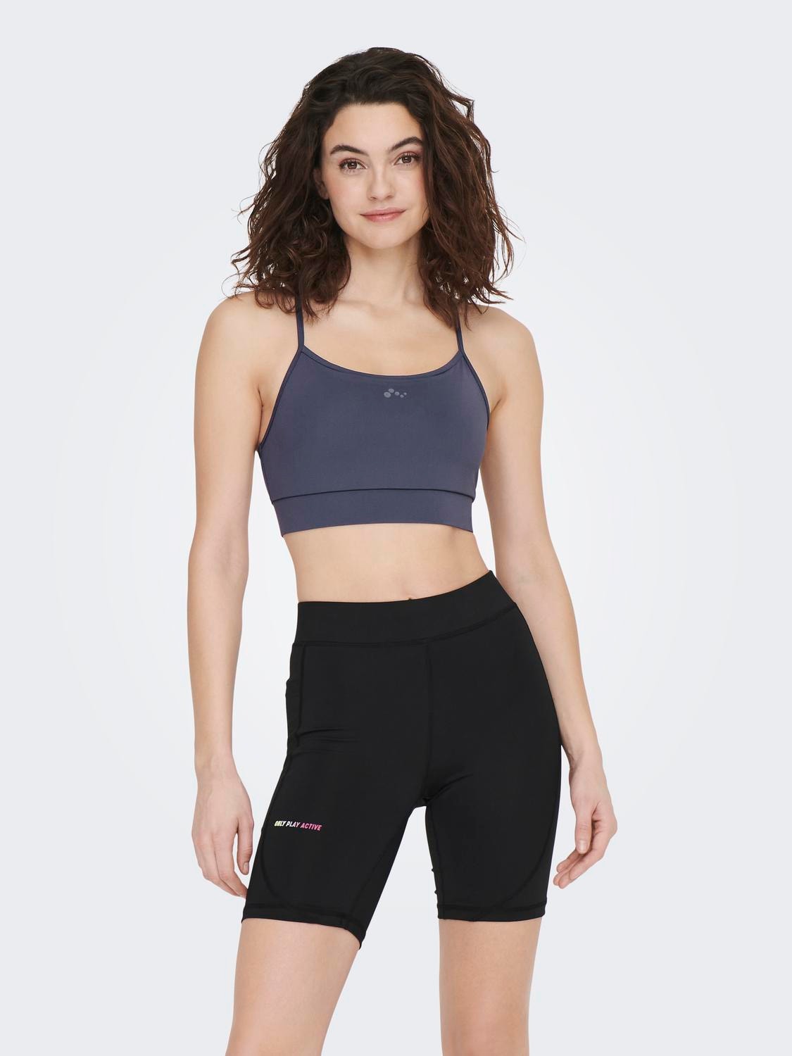 ONLY Sports Bra with Light Support -Graystone - 15279810