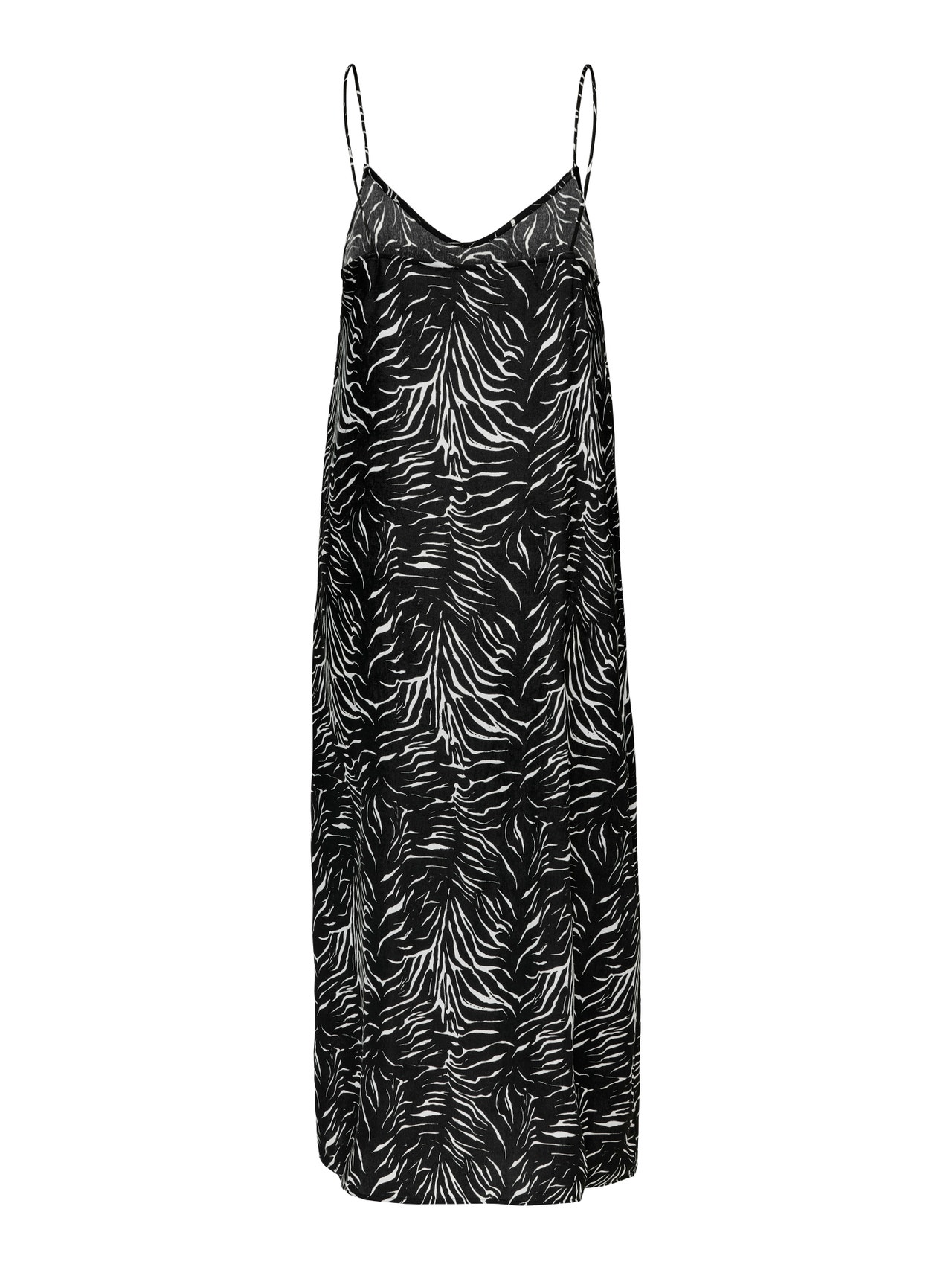 ONLY Normal geschnitten U-Ausschnitt Langes Kleid -Black - 15279836