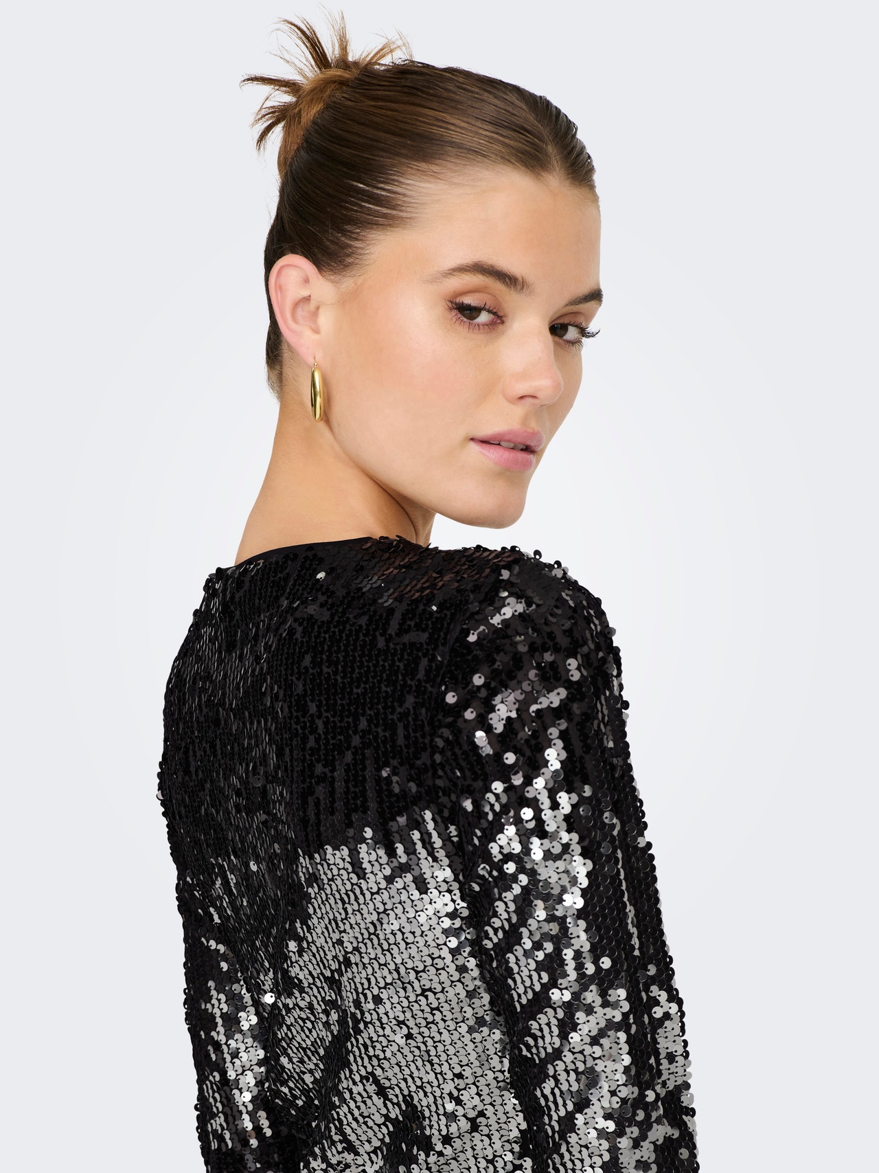 ONLY Sequin glitter dress -Black - 15279863