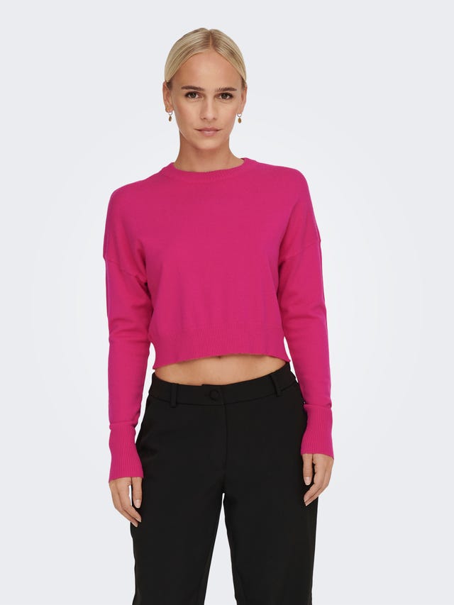 ONLY O-Neck Dropped shoulders Pullover - 15279934