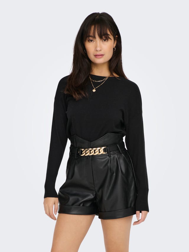 ONLY Cropped knitted Pullover - 15279934