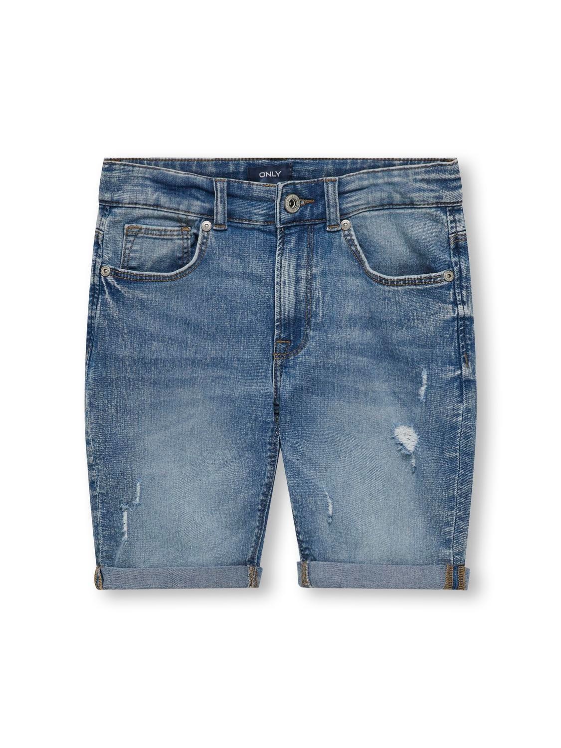 ONLY Normal geschnitten Shorts -Light Blue Denim - 15280036