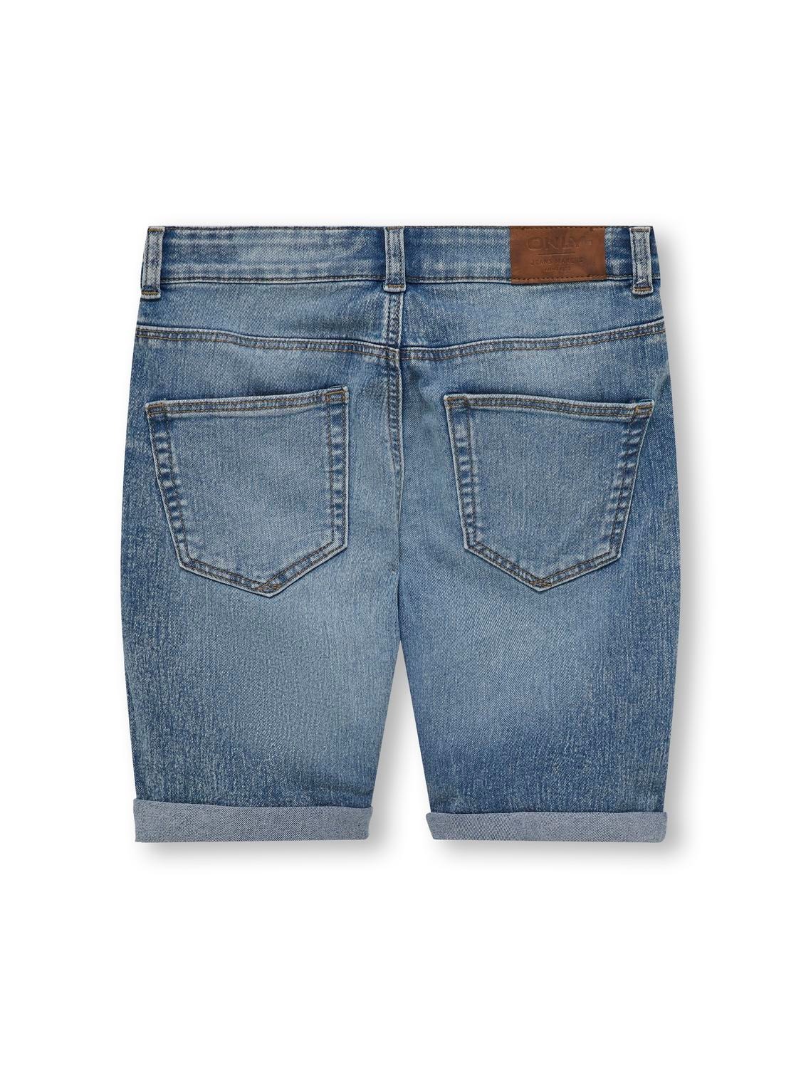 ONLY Shorts Corte regular -Light Blue Denim - 15280036
