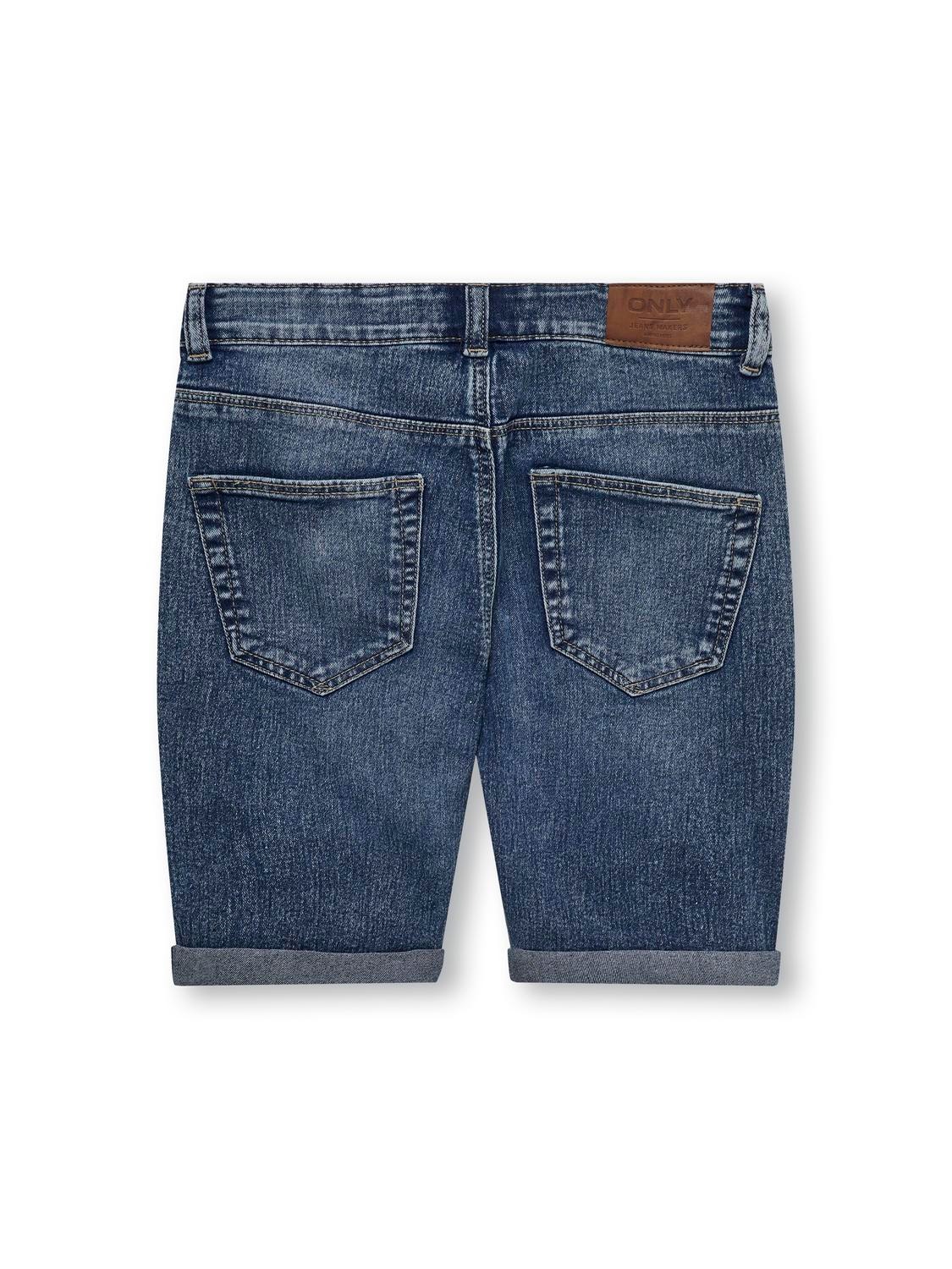 ONLY Normal geschnitten Shorts -Medium Blue Denim - 15280036