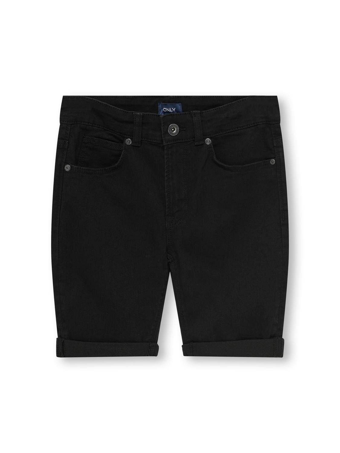 Bermuda black sale jeans