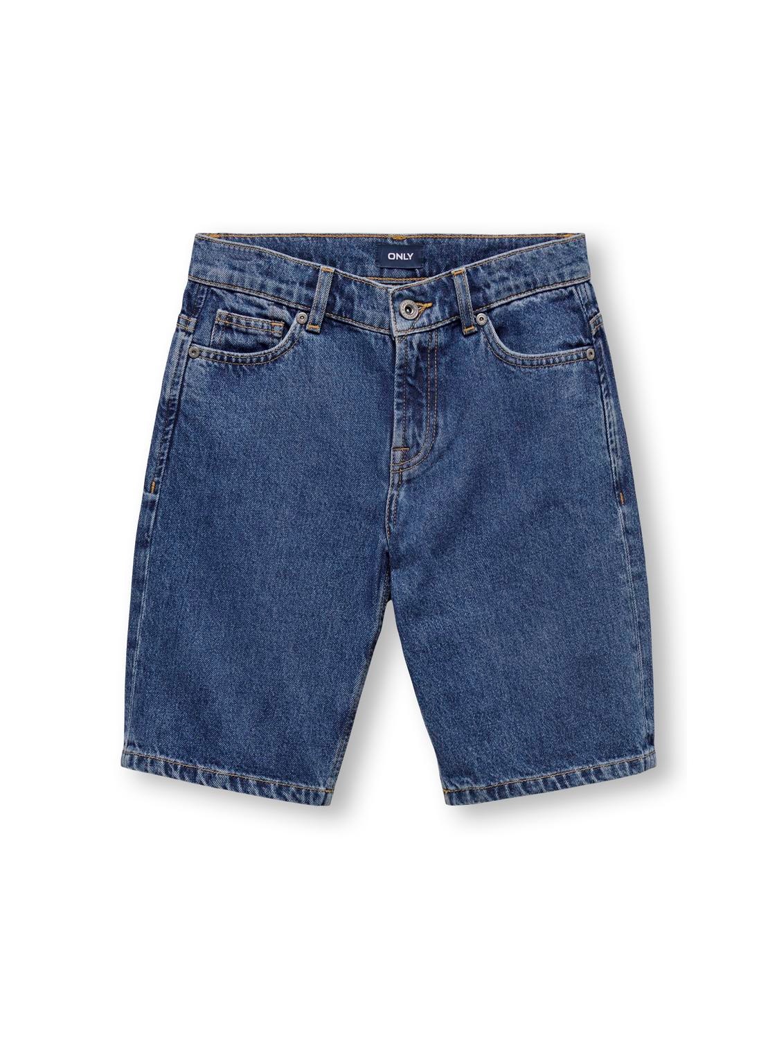 ONLY Loose Fit Shorts -Medium Blue Denim - 15280049