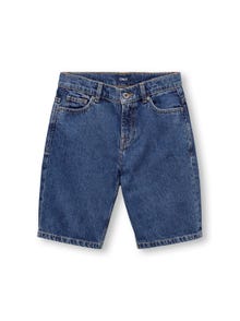 ONLY Shorts Loose Fit -Medium Blue Denim - 15280049