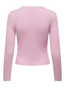 ONLY V-Hals Gebreid vest -Pink Tulle - 15280057