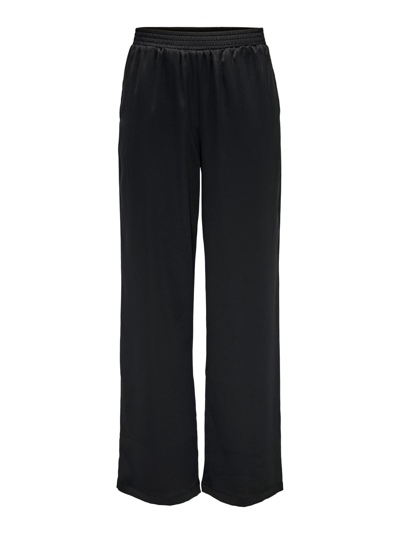 ONLY Satin Trousers -Black - 15280101