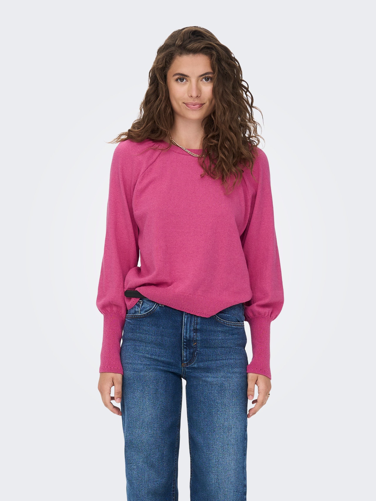 Pullover with puff sleeves scontato del 30 | ONLY®