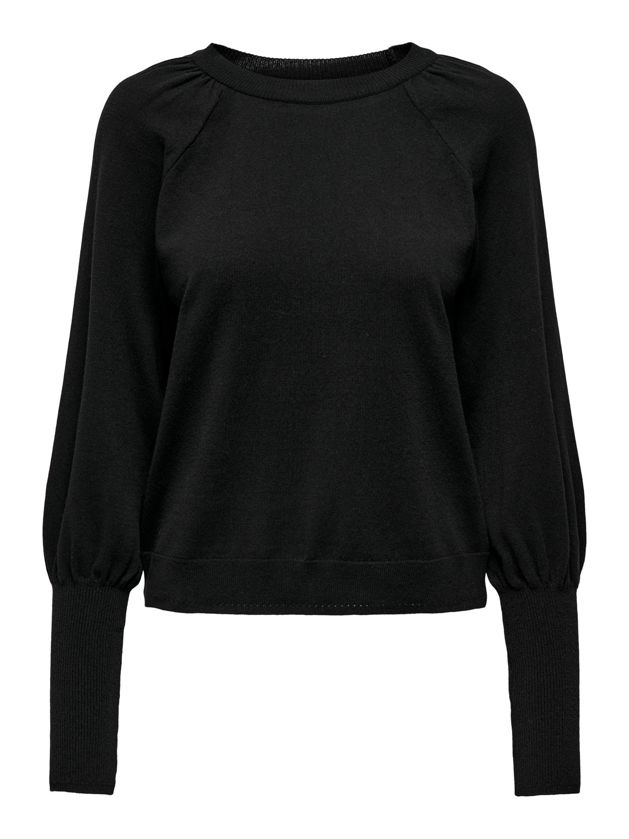 ONLY Pullover with puff sleeves -Black - 15280259