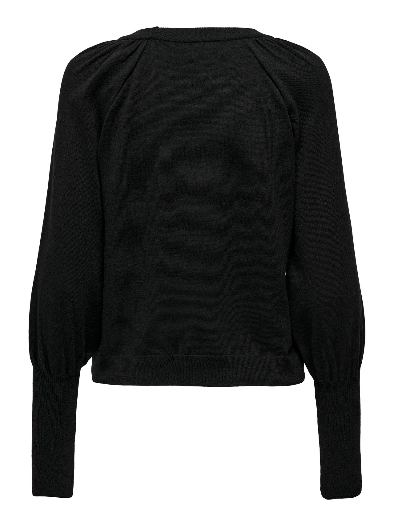 ONLY Pullover with puff sleeves -Black - 15280259