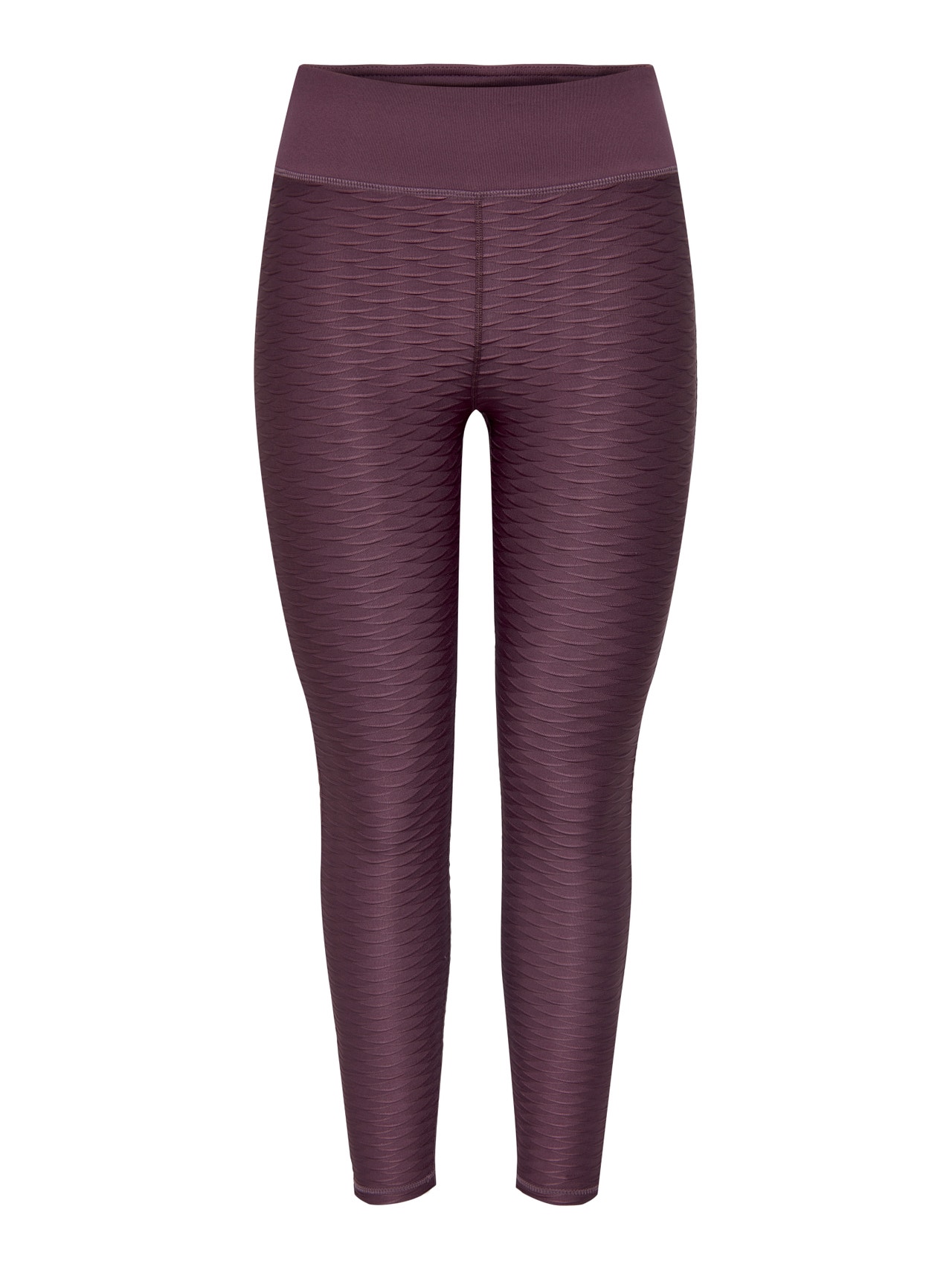 ONLY Leggings Slim Fit Taille haute -Eggplant - 15280447
