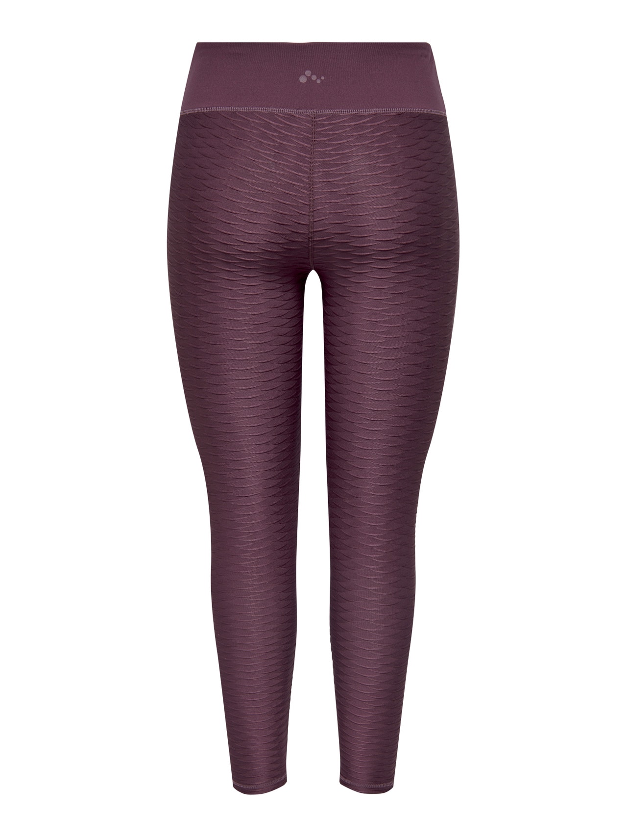 ONLY Leggings Slim Fit Taille haute -Eggplant - 15280447