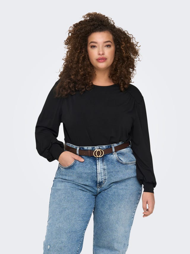 ONLY Curvy balloon sleeve top - 15280454