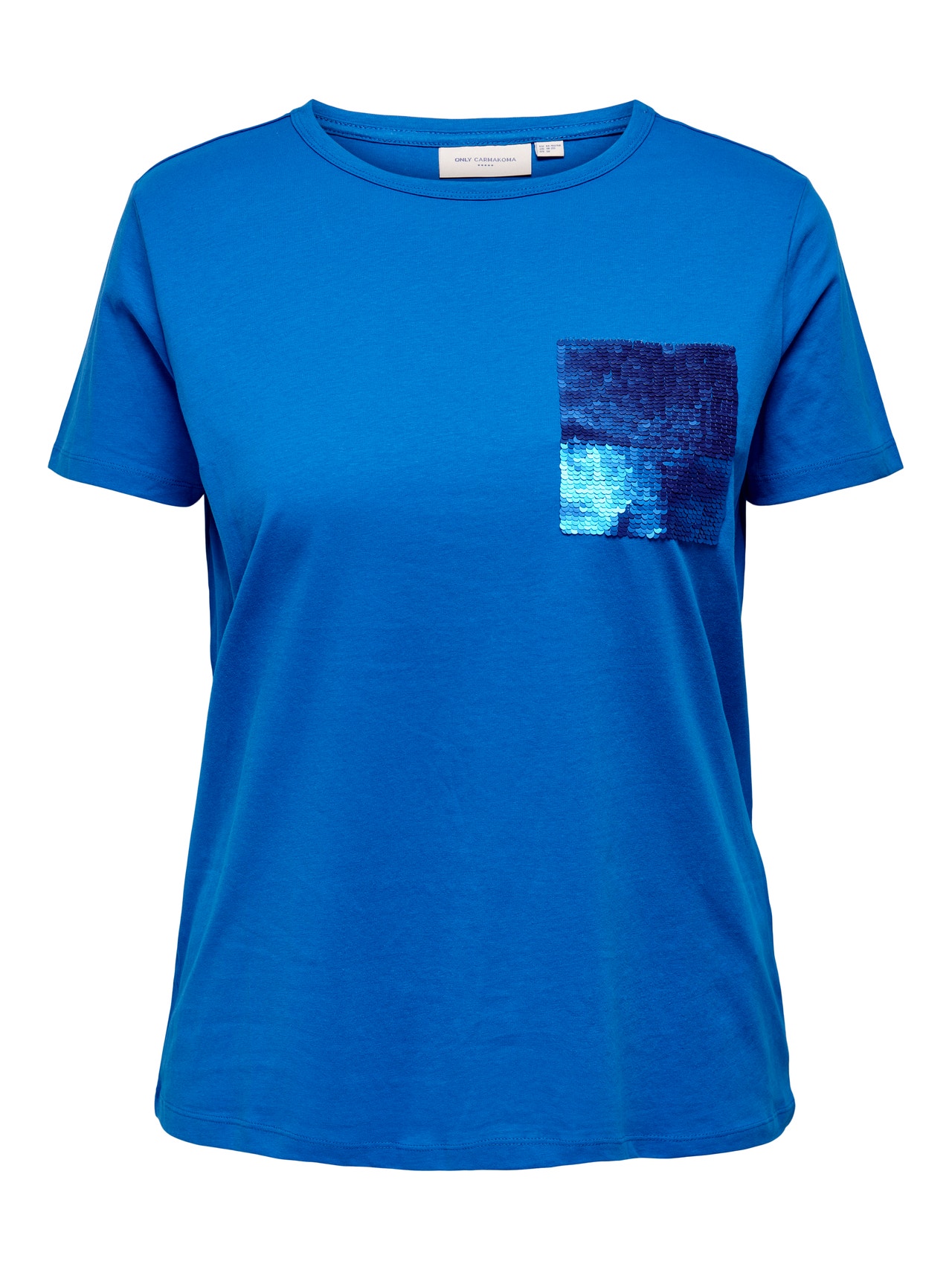 ONLY Normal geschnitten Rundhals T-Shirt -Directoire Blue - 15280459