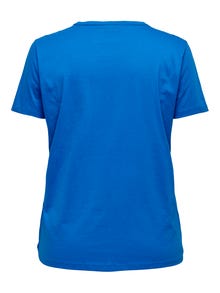 ONLY T-shirts Regular Fit Col rond -Directoire Blue - 15280459