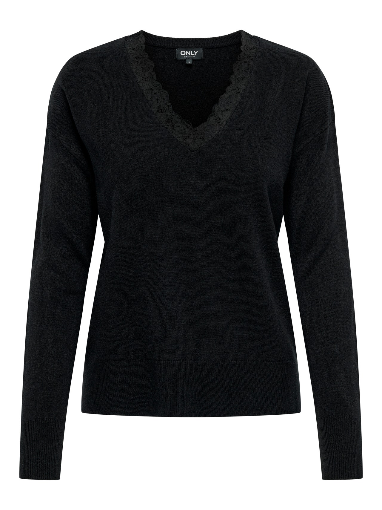 ONLY ONLSUNNY Gestricktes Oberteil -Black - 15280478